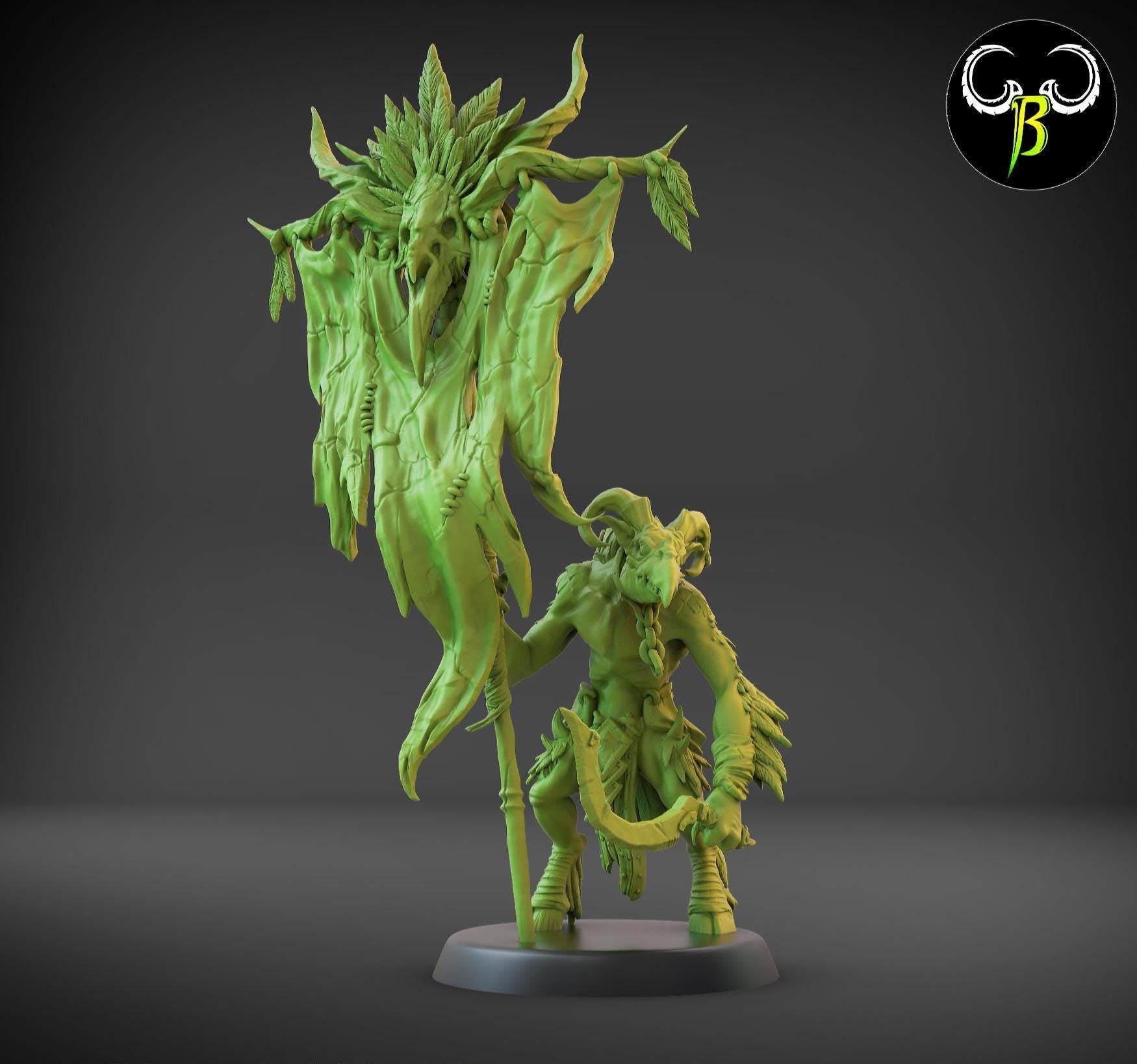 Avian Raider Squad Miniatures (w/ Bases) | Clay Beast Creations | Tabletop Wargaming | 32mm Scale |