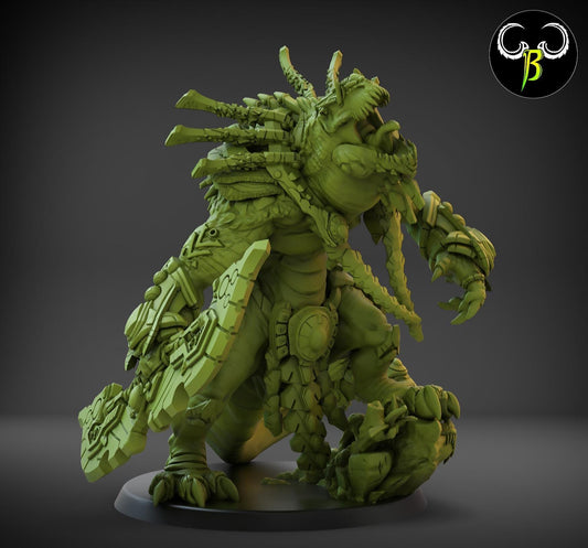 Ancient Sun Lord Miniature | Clay Beast Creations | Fantasy Wargaming | TTRPGs | 32mm Scale