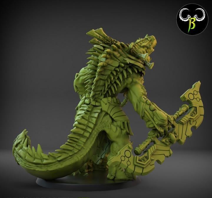 Ancient Sun Lord Miniature | Clay Beast Creations | Fantasy Wargaming | TTRPGs | 32mm Scale
