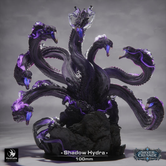 Shadow Hydra Miniature | Rescale Miniatures | TTRPG | Fantasy Wargaming