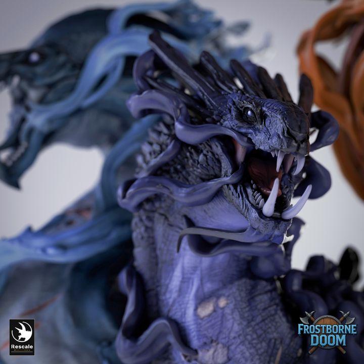Elemental Dragon Miniature | Rescale Miniatures | TTRPG | Fantasy Wargaming