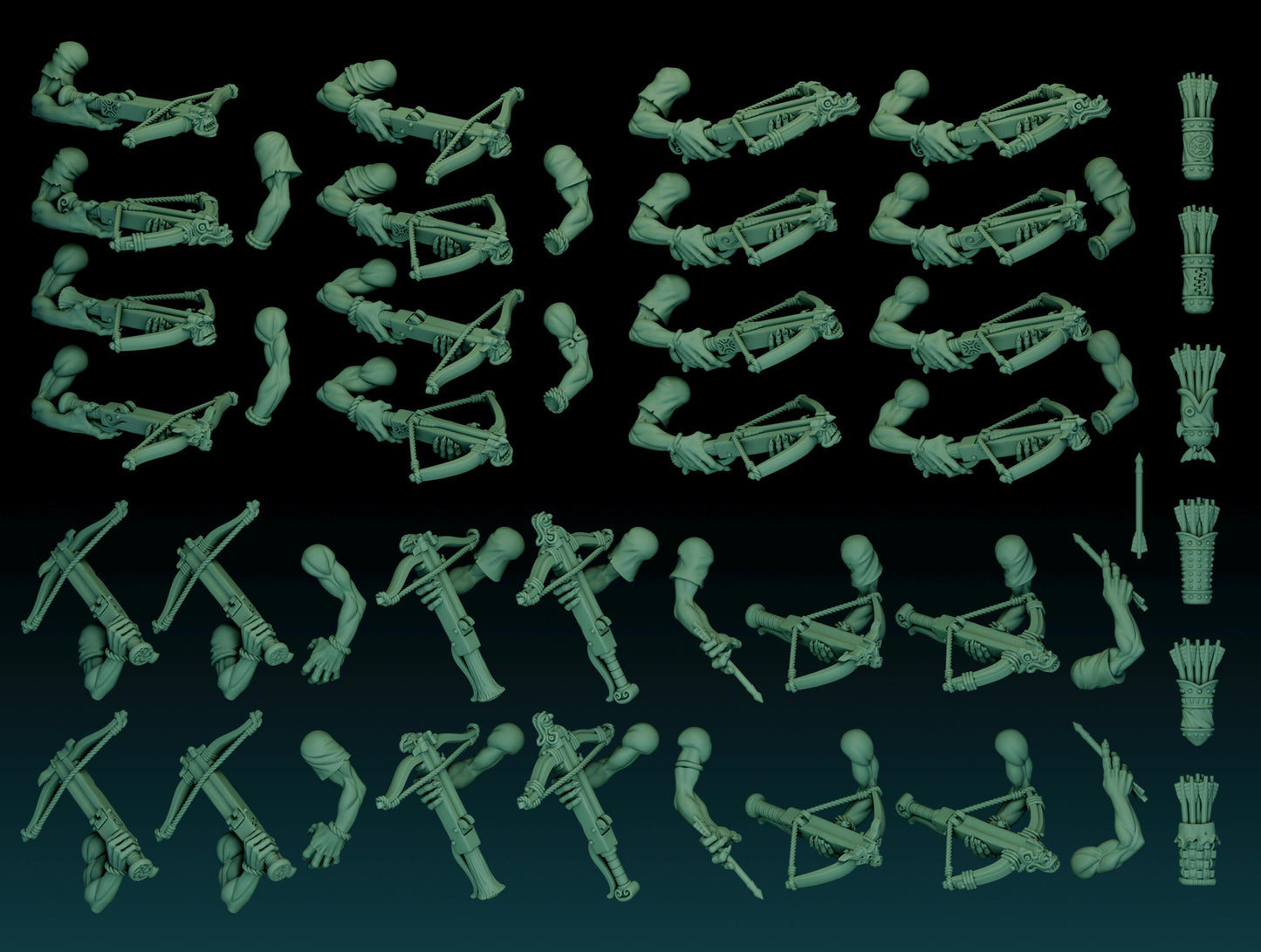 Longsnouts Vol 2 Orc Soldiers Miniatures Kit | The Longsnouts | Fantasy Wargaming | 32mm Scale