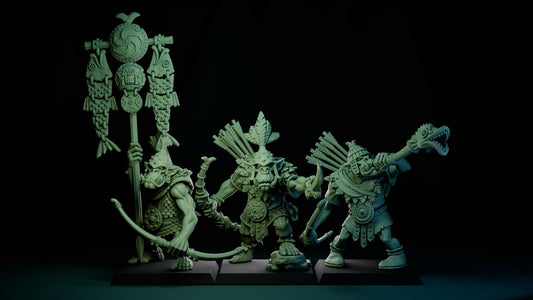 Longsnouts Vol 2 Orc Soldiers Miniatures Kit | The Longsnouts | Fantasy Wargaming | 32mm Scale