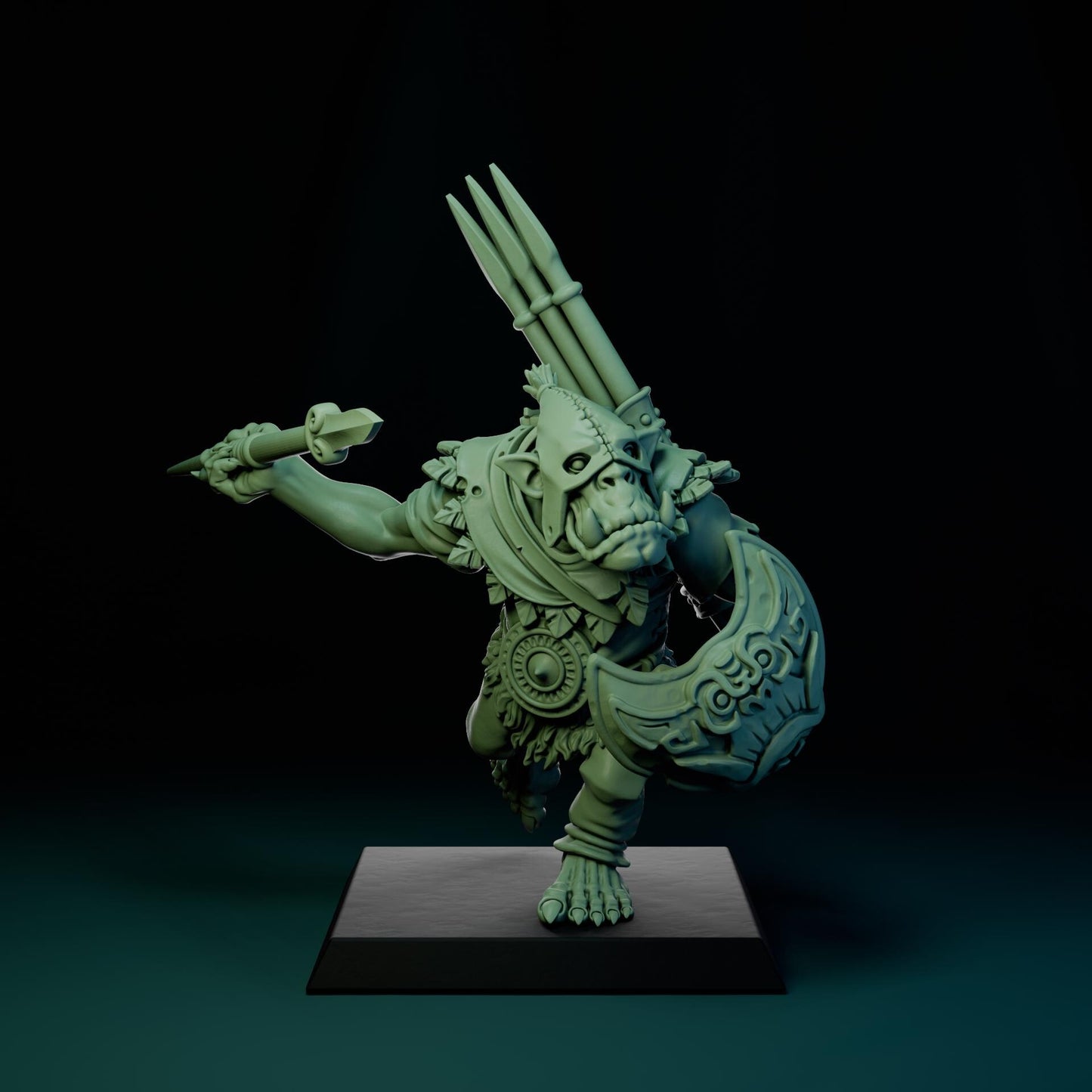 Longsnouts Vol 2 Orc Soldiers Miniatures Kit | The Longsnouts | Fantasy Wargaming | 32mm Scale