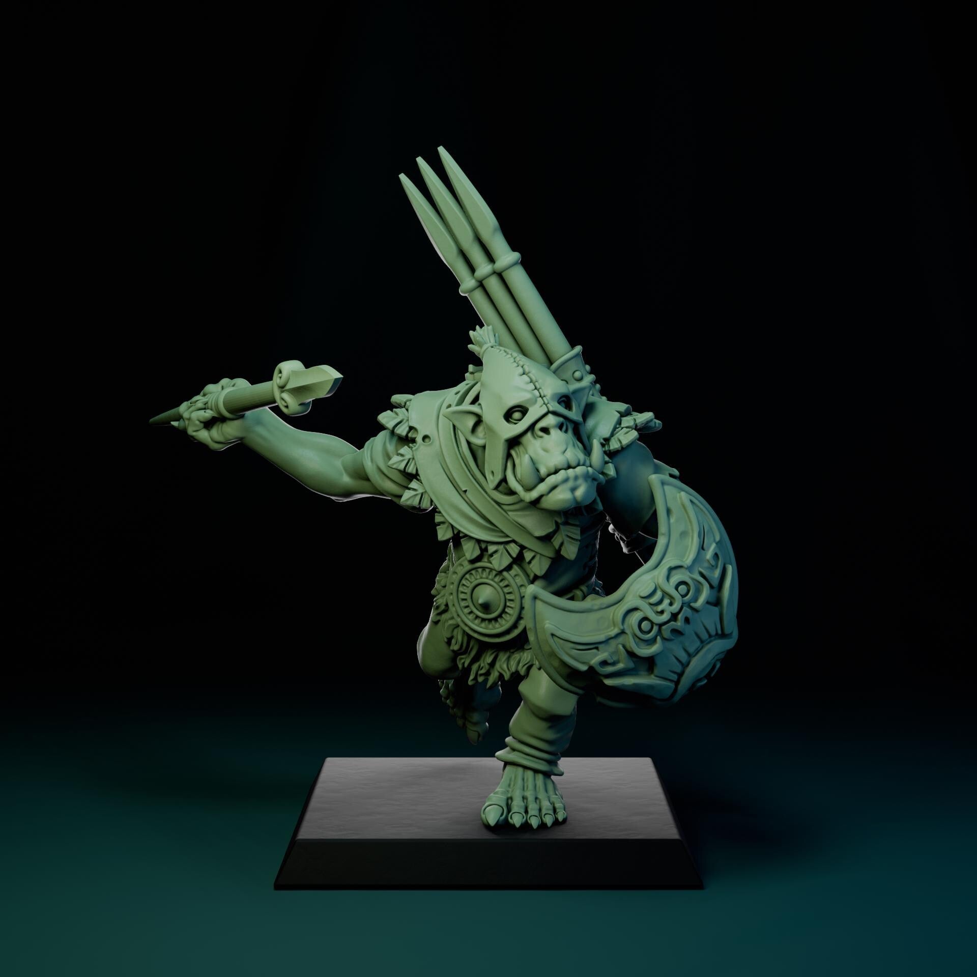 Longsnouts Vol 2 Orc Soldiers Miniatures Kit | The Longsnouts | Fantasy Wargaming | 32mm Scale