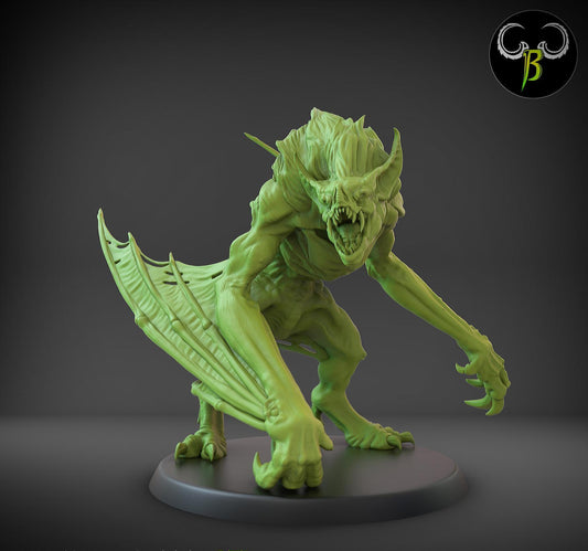Feral Vampire Miniature | Clay Beast Creations