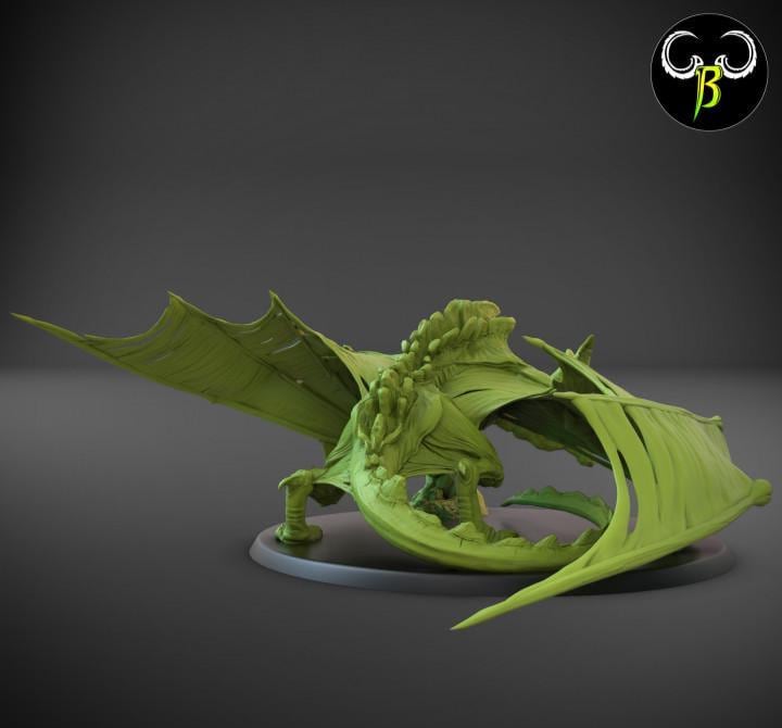 Predator Bat Miniature | Clay Beast Creations | Fantasy Wargaming | 32mm Scale