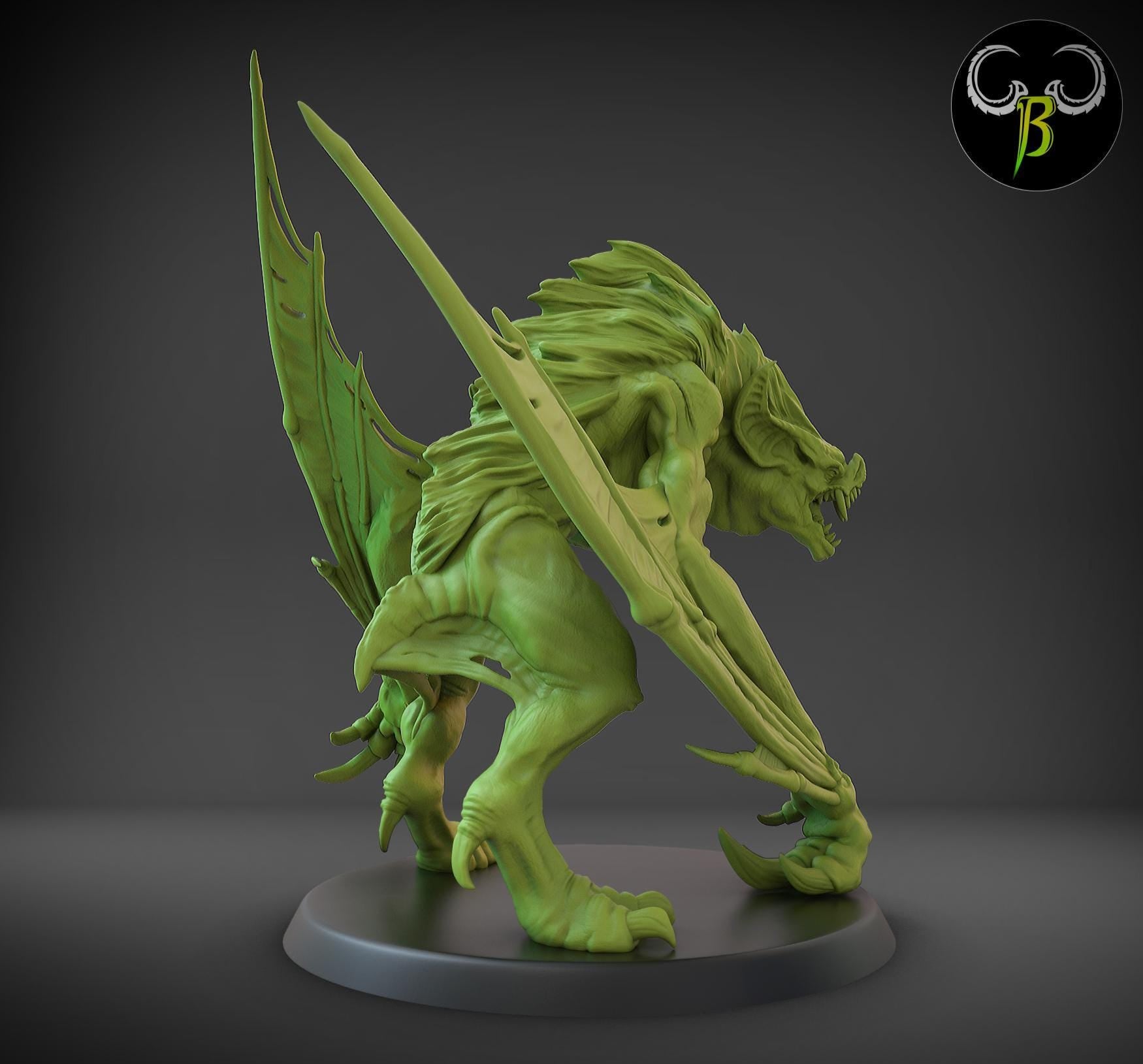 Feral Vampire Miniature | Clay Beast Creations