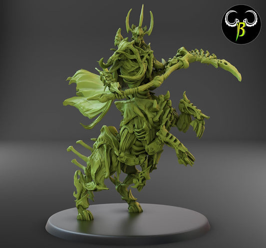 Blight Champion Miniature | Clay Beast Creations | Fantasy Wargaming | TTRPGs | 32mm Scale