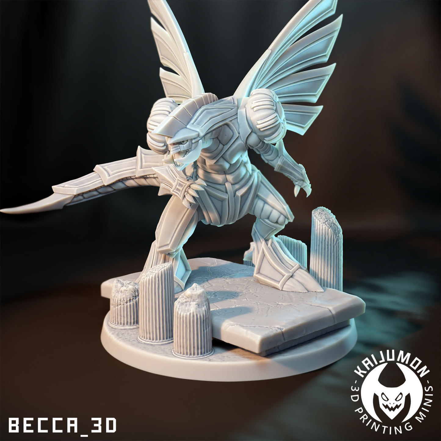 Kaijumon Lord of Space Miniatures | 3D Printed Collectible | Figurines