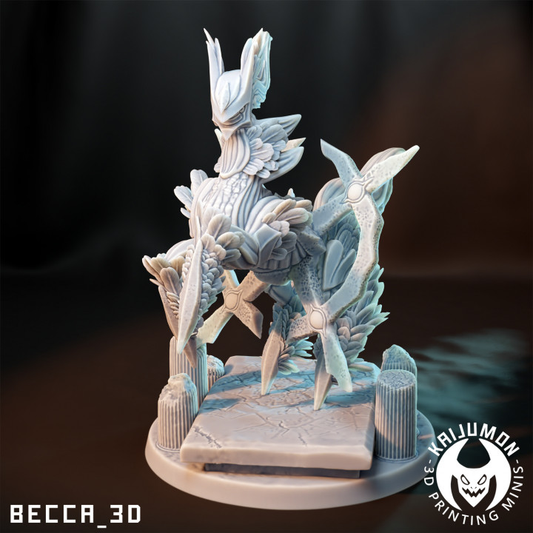 Kaijumon Creation Deity Miniature | 3D Printed Collectible | Figurines