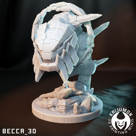 Kaijumon Mega Steelsnake Miniature | 3D Printed Collectible | Figurines