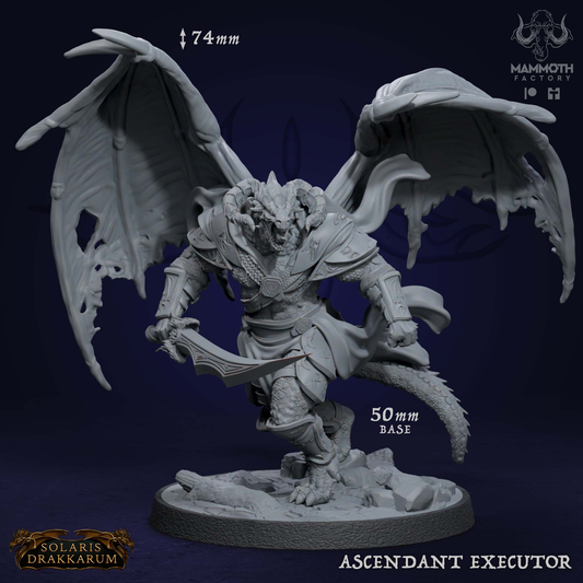 Ascendant Executor Miniature | Mammoth Factory | TTRPGs