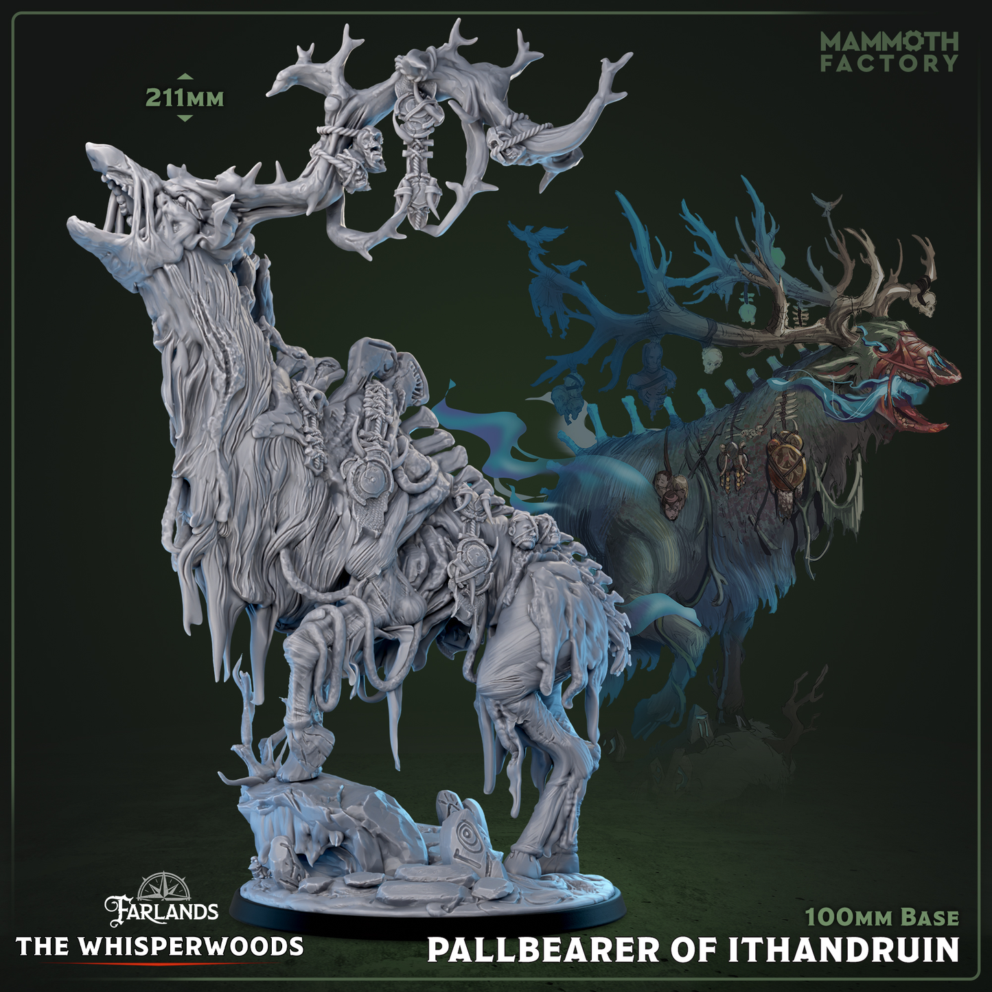 Pallbearer of Ithandruin Miniature | Mammoth Factory | TTRPGs