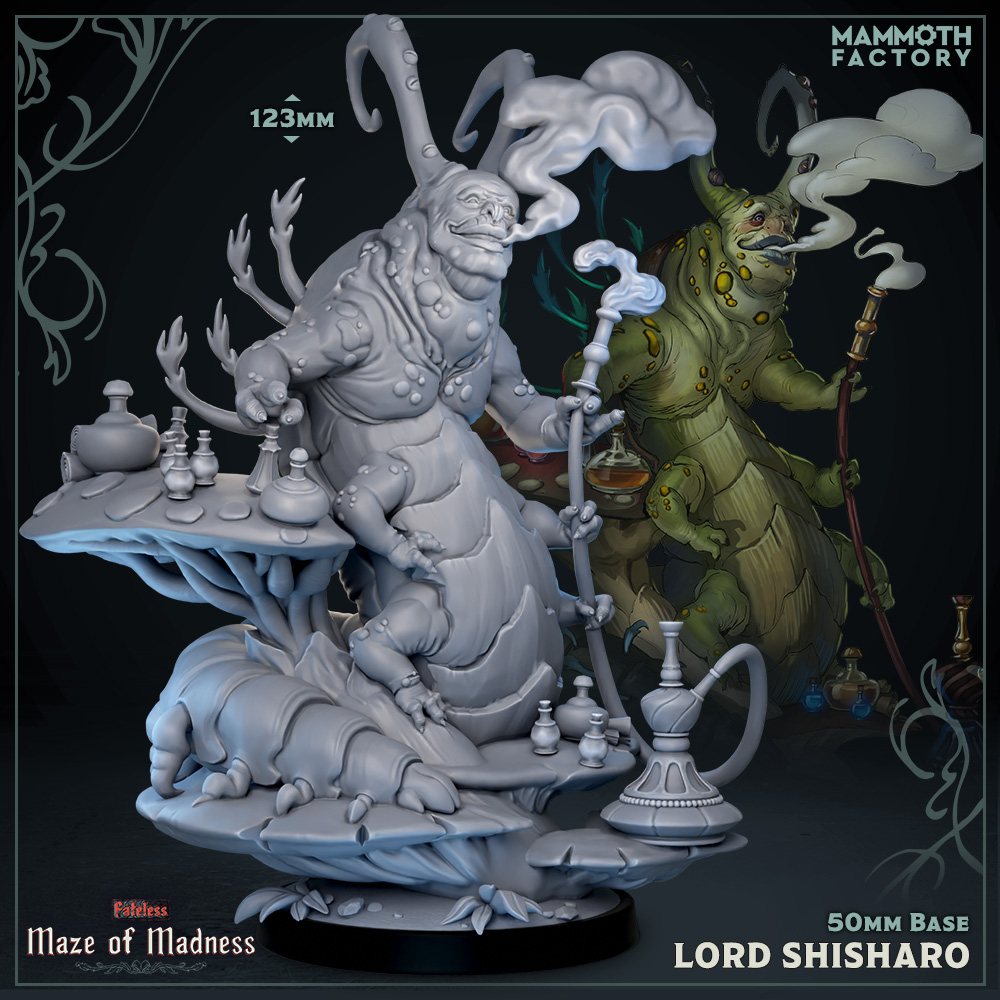 Lord Shisharo Miniature | Mammoth Factory | TTRPGs