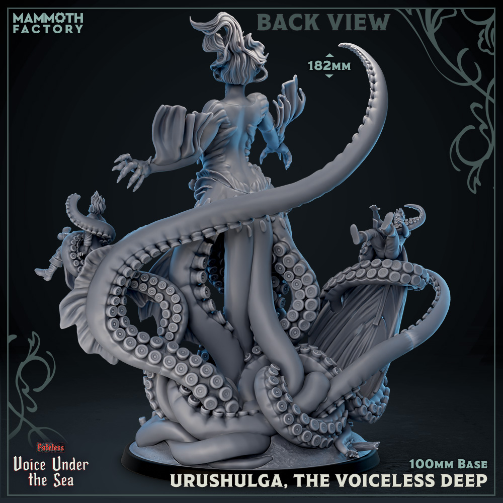 Urushulga, the Voiceless Deep Miniature | Mammoth Factory | TTRPGs