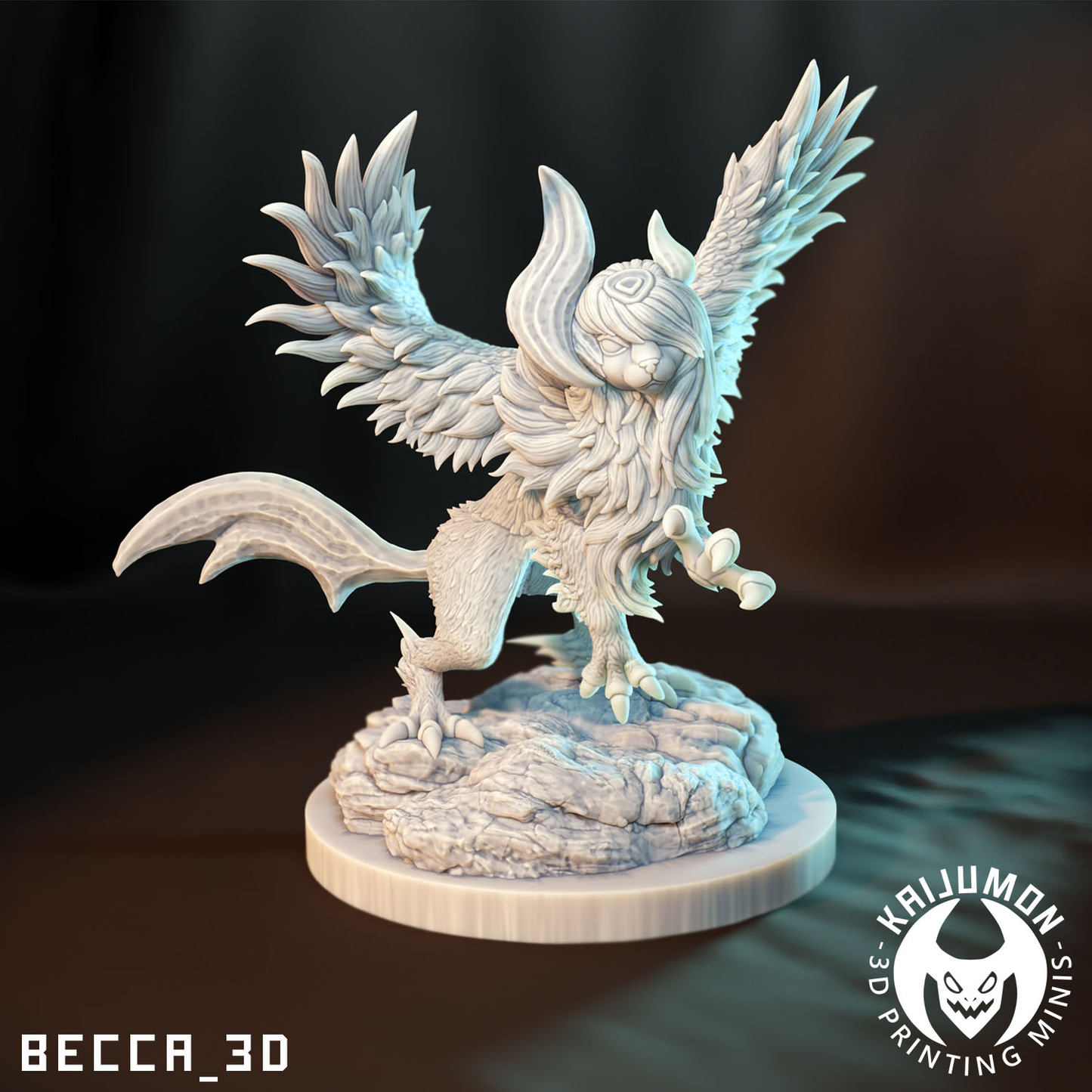 Kaijumon Disaster Dogs Miniatures | 3D Printed Collectible | Figurines