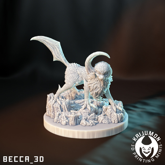 Kaijumon Disaster Dogs Miniatures | 3D Printed Collectible | Figurines