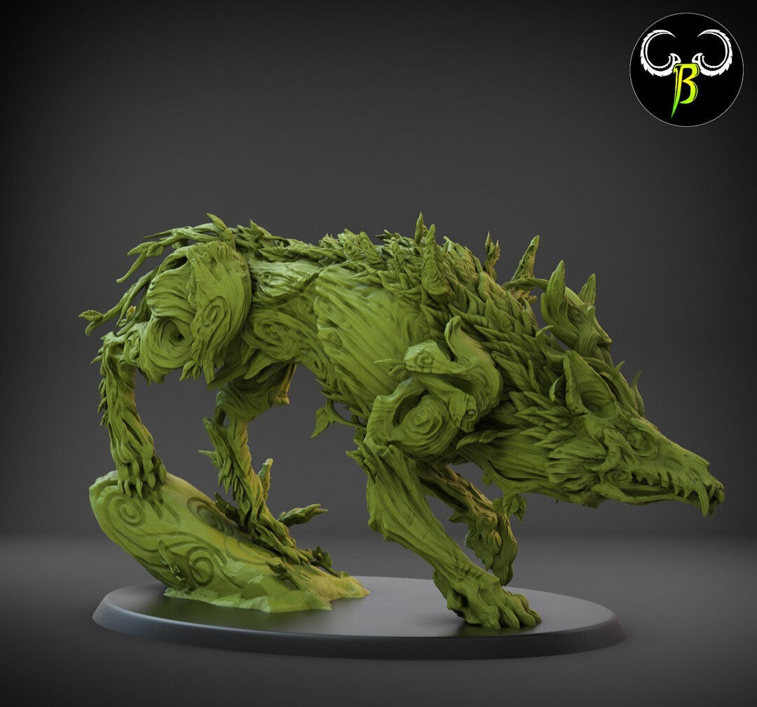 Sacred Predator Miniature | Clay Beast Creations