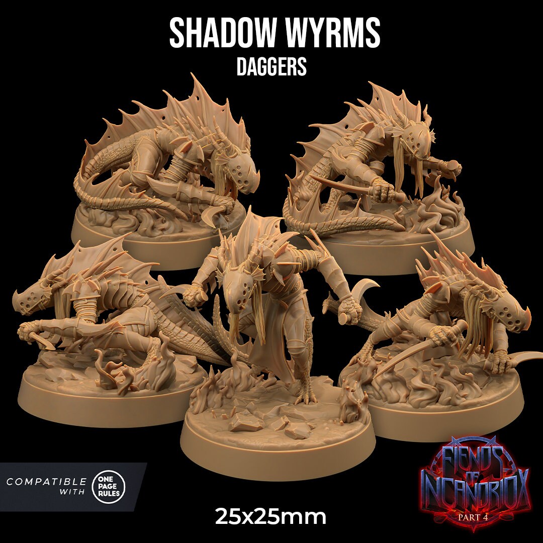 Shadow Wyrms Miniatures | Dragon Trappers Lodge