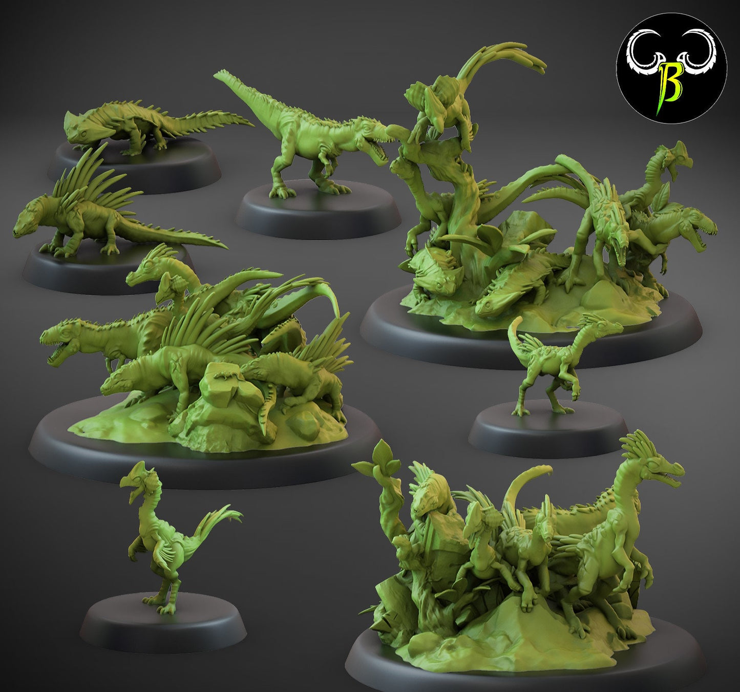 Saurian Swarms Miniatures Bundle | Clay Beast Creations