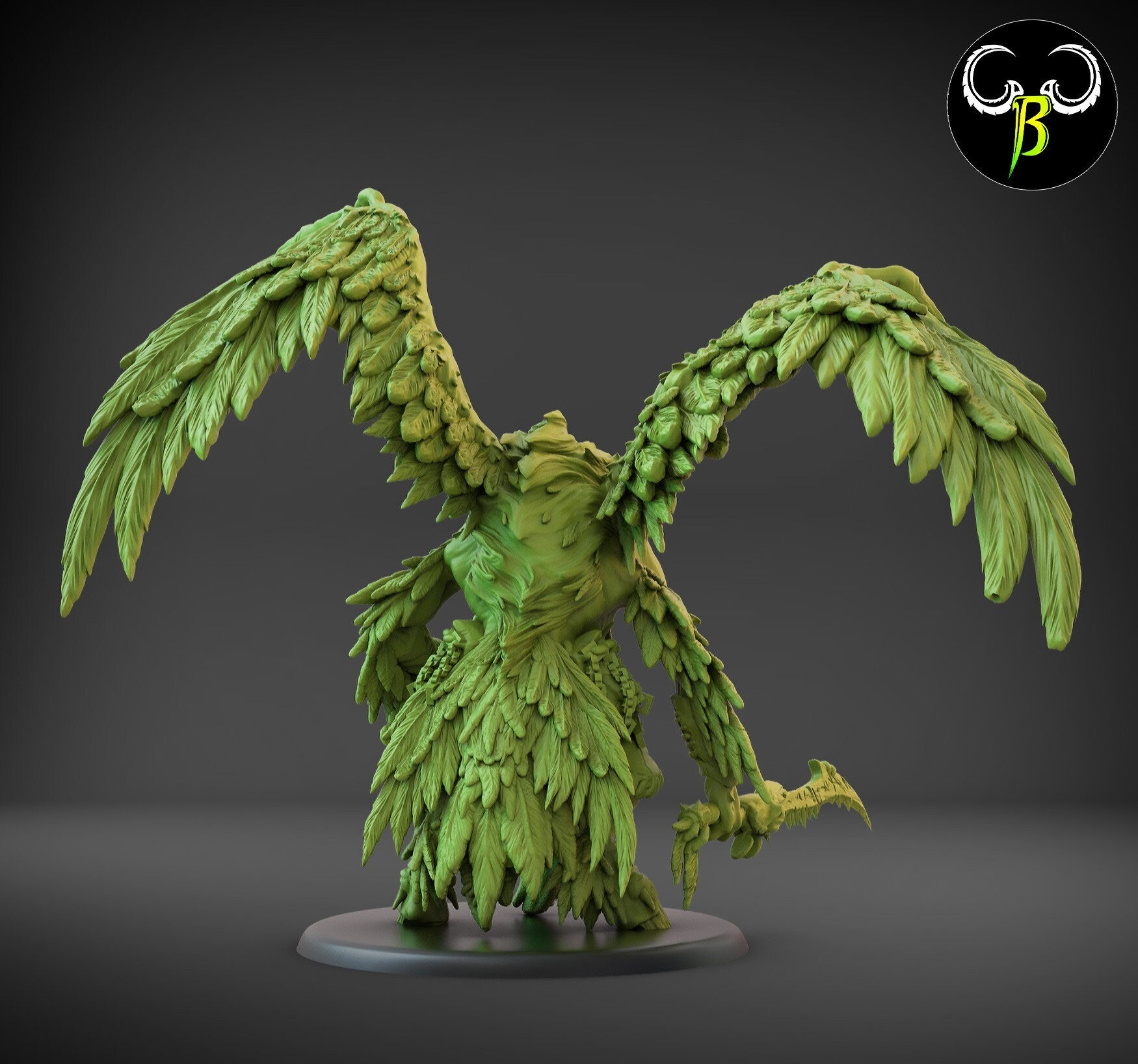 Avian Mystic Miniature | Clay Beast Creations