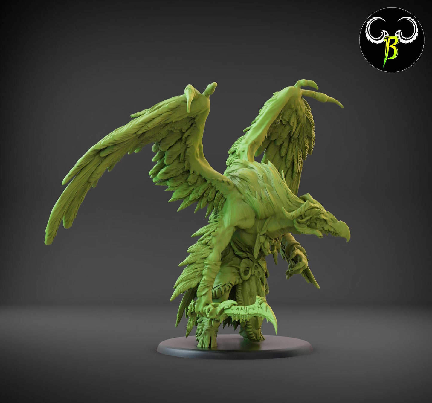 Avian Mystic Miniature | Clay Beast Creations