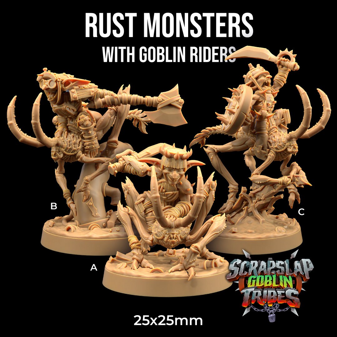 Rust Monsters Miniatures | Dragon Trappers Lodge