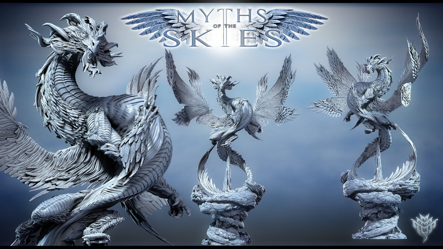 Royal Feathered Dragon Miniature | Mini Monster Mayhem