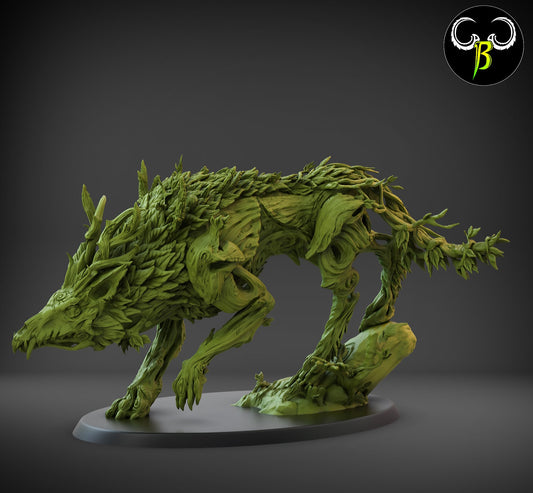 Sacred Predator Miniature | Clay Beast Creations