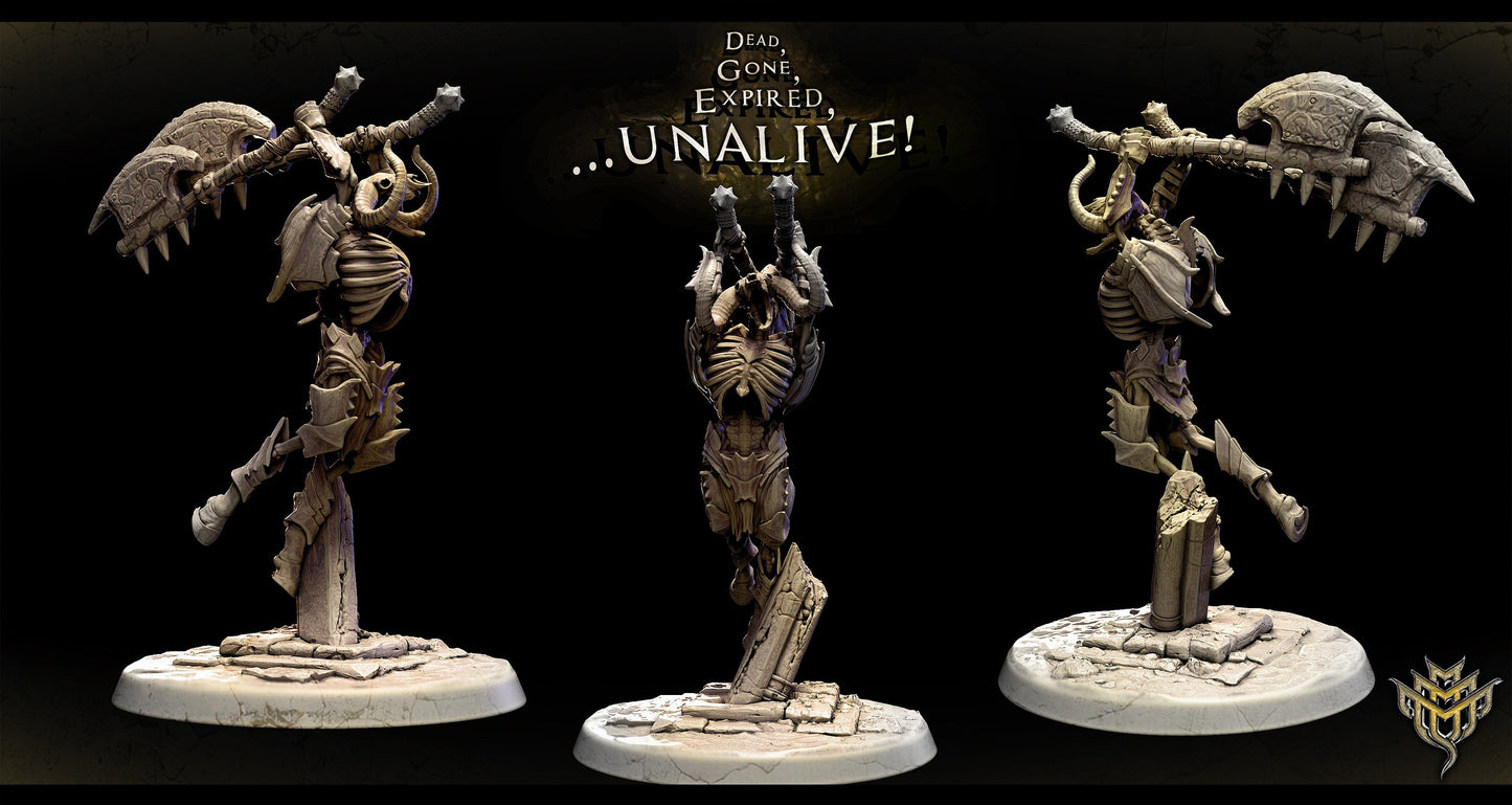 Skeletal Minotaur Miniatures | Mini Monster Mayhem