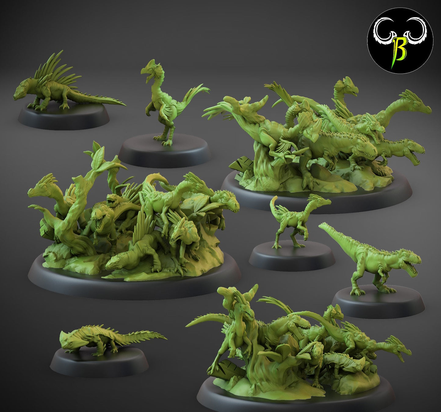 Saurian Swarms Miniatures Bundle | Clay Beast Creations