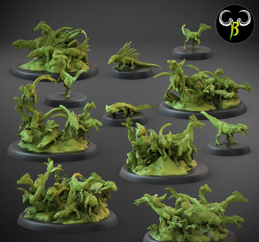 Saurian Swarms Miniatures Bundle | Clay Beast Creations