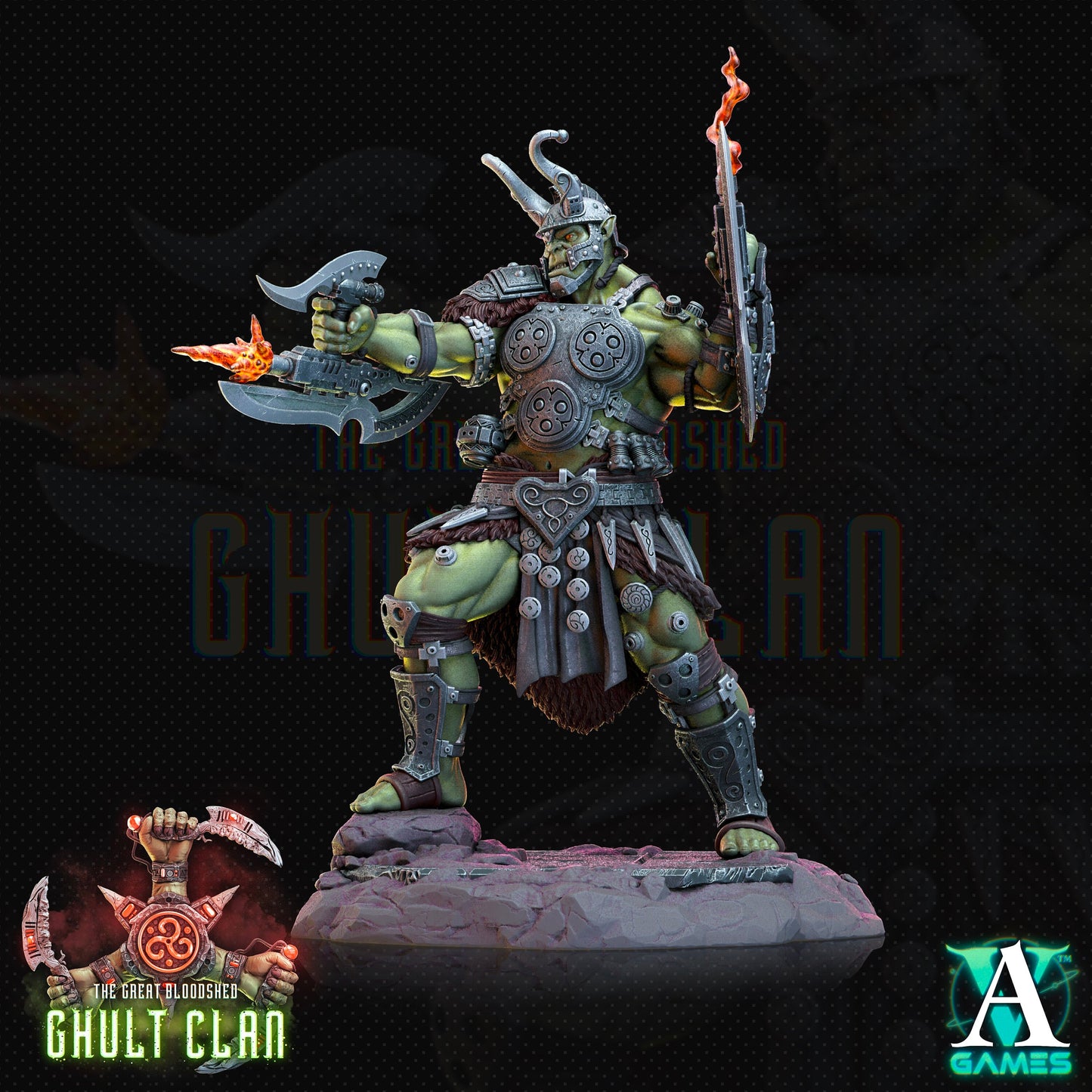 Ghult Berserker Miniatures (Set of 5 unique) | Archvillain Games