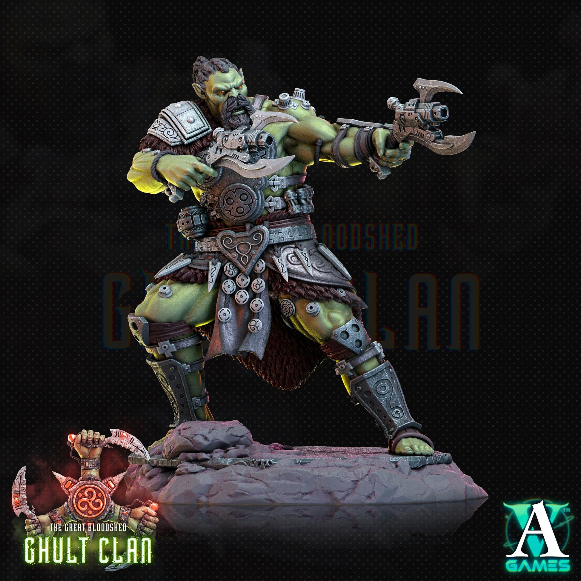 Ghult Berserker Miniatures (Set of 5 unique) | Archvillain Games