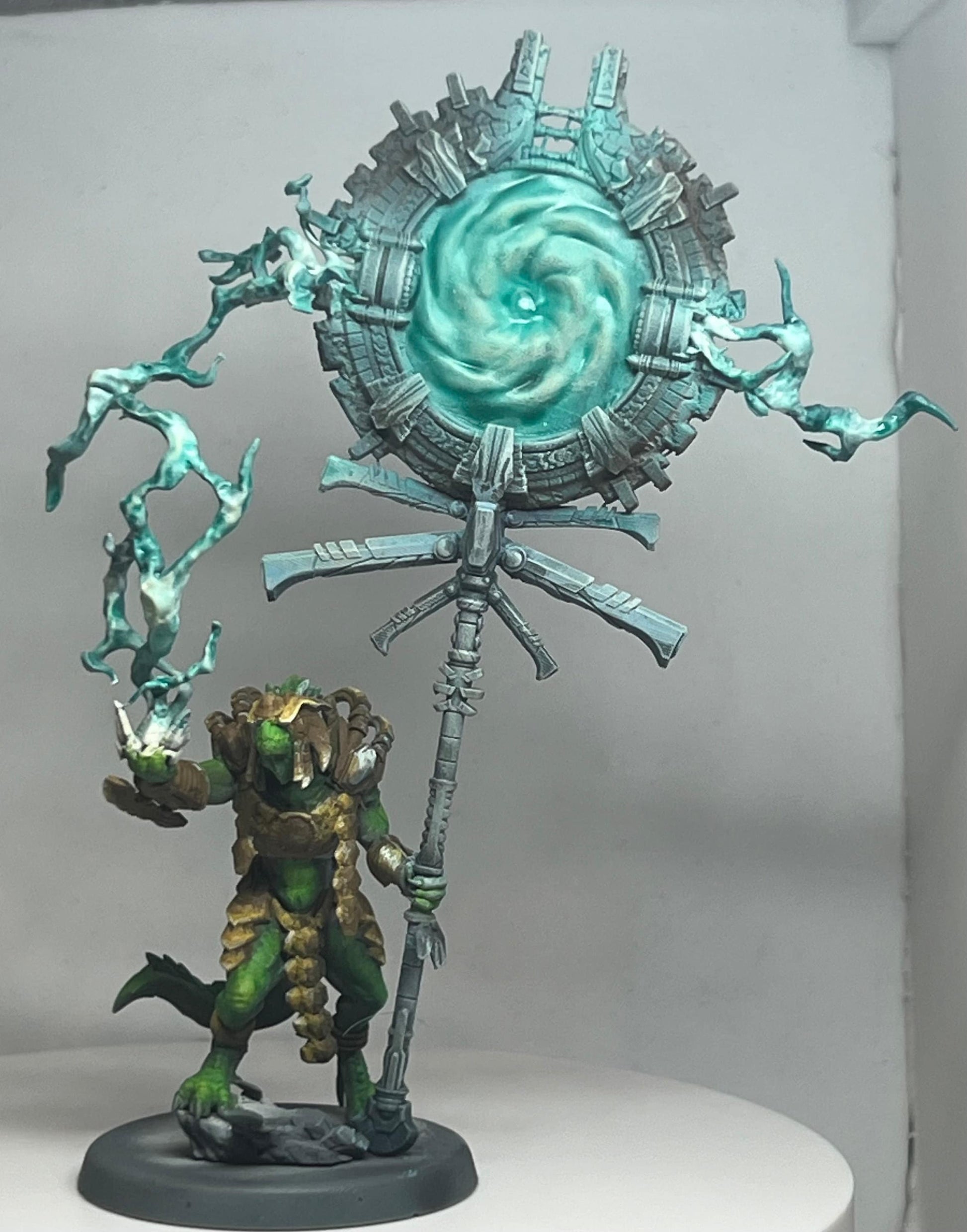 Stellar Portal Bearer Miniature | Clay Beast Creations