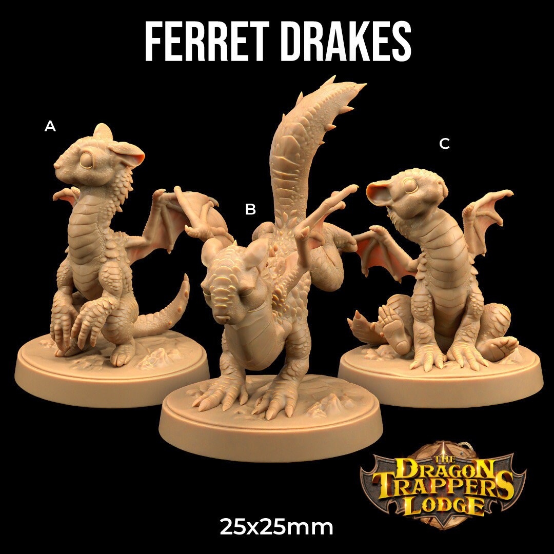 Ferret Drakes Miniatures | Dragon Trappers Lodge