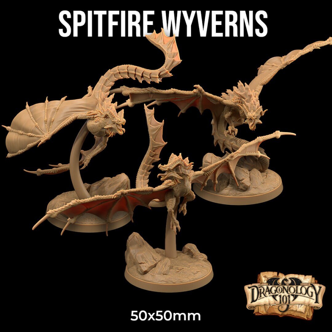 Spitfire Wyverns Miniatures | Dragon Trappers Lodge