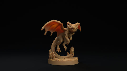 Frostkite Wyrmling Miniature | Dragon Trappers Lodge