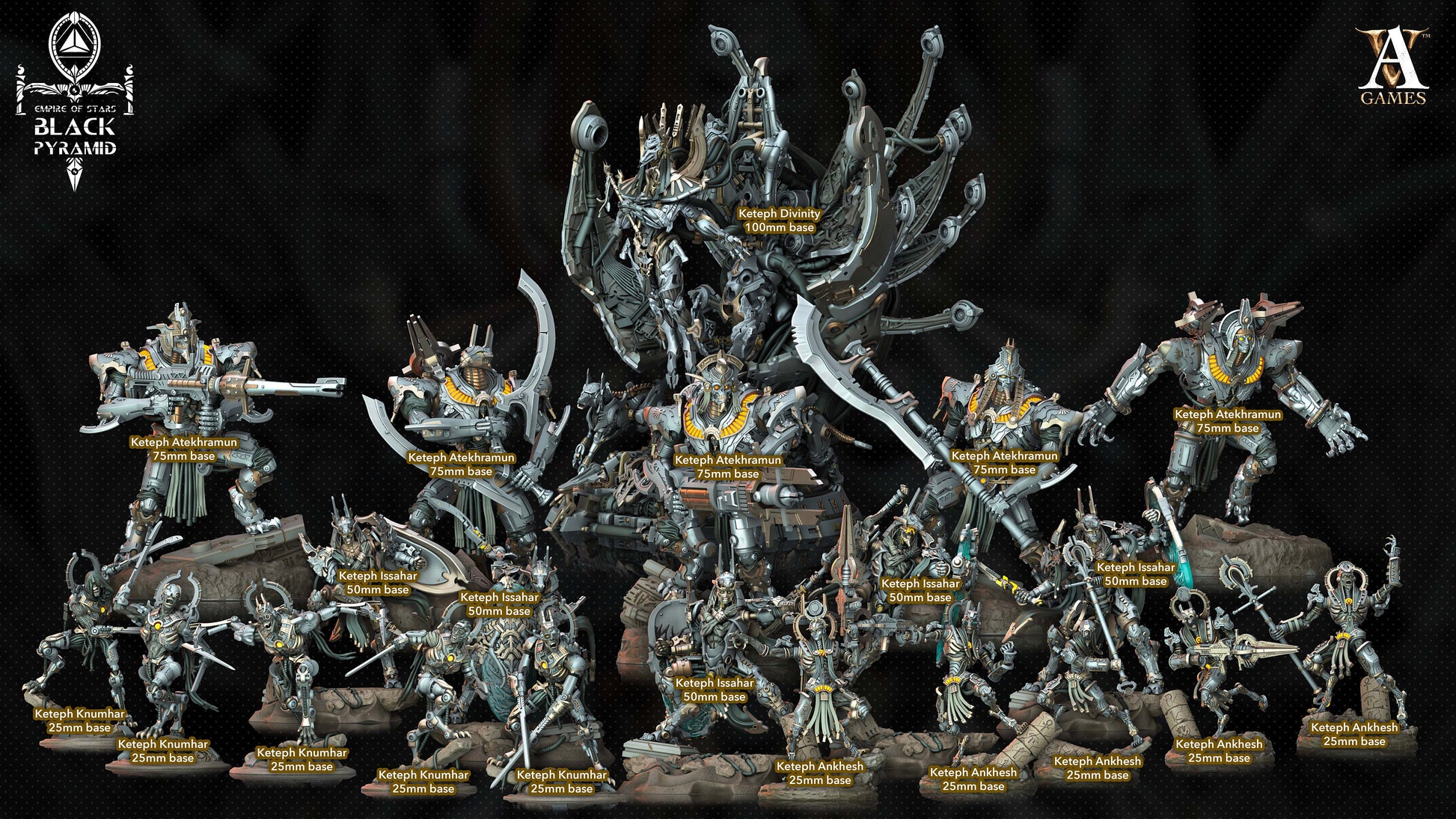 Keteph Knumhar Miniatures (Set of 5) | Archvillain Games