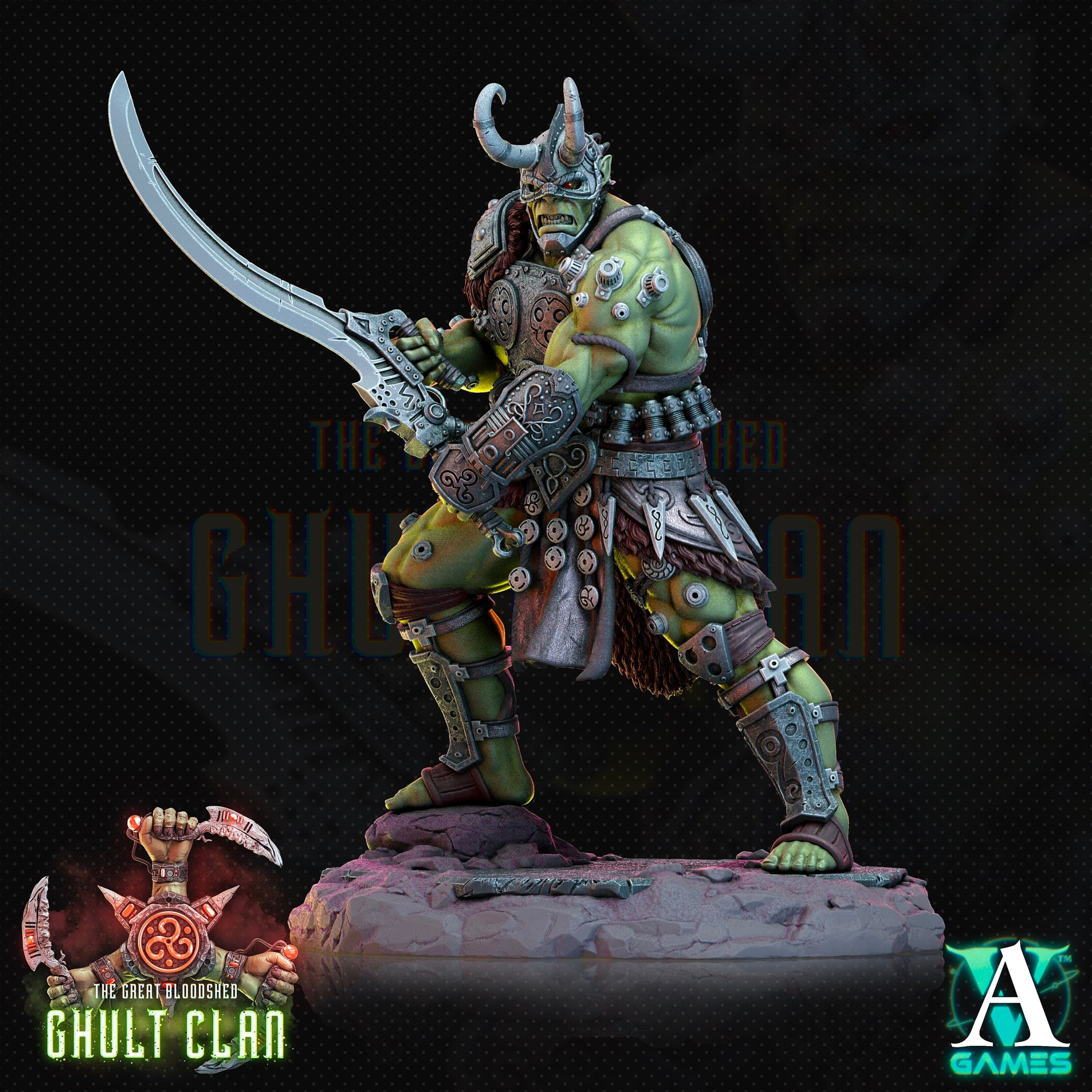 Ghult Berserker Miniatures (Set of 5 unique) | Archvillain Games