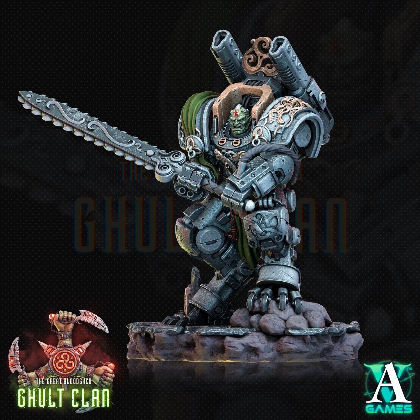 Ghult Slaugh Orc Miniatures (Set of 5 unique) | Archvillain Games