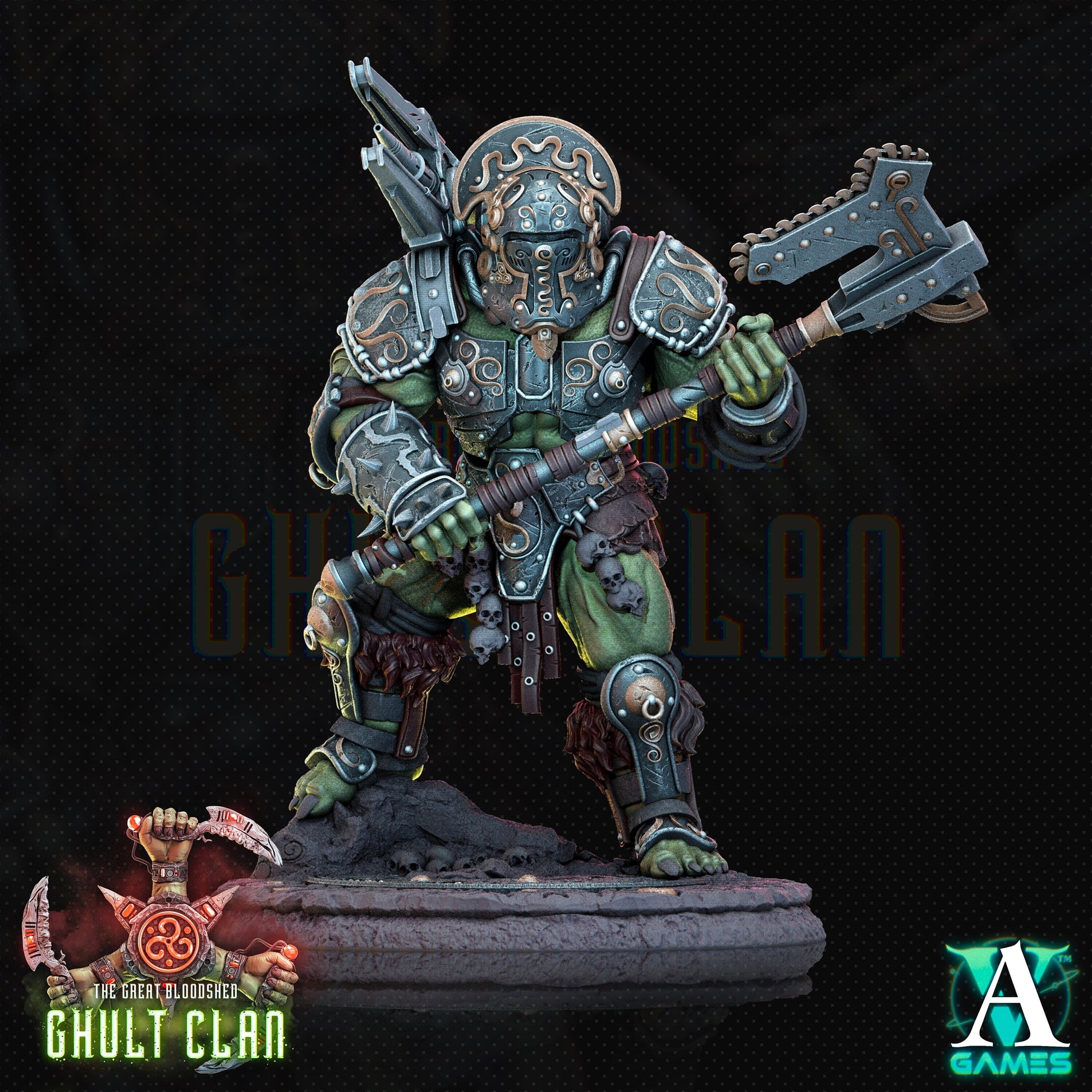 Ghult Varrak Orc Miniatures (Set of 5 unique) | Archvillain Games