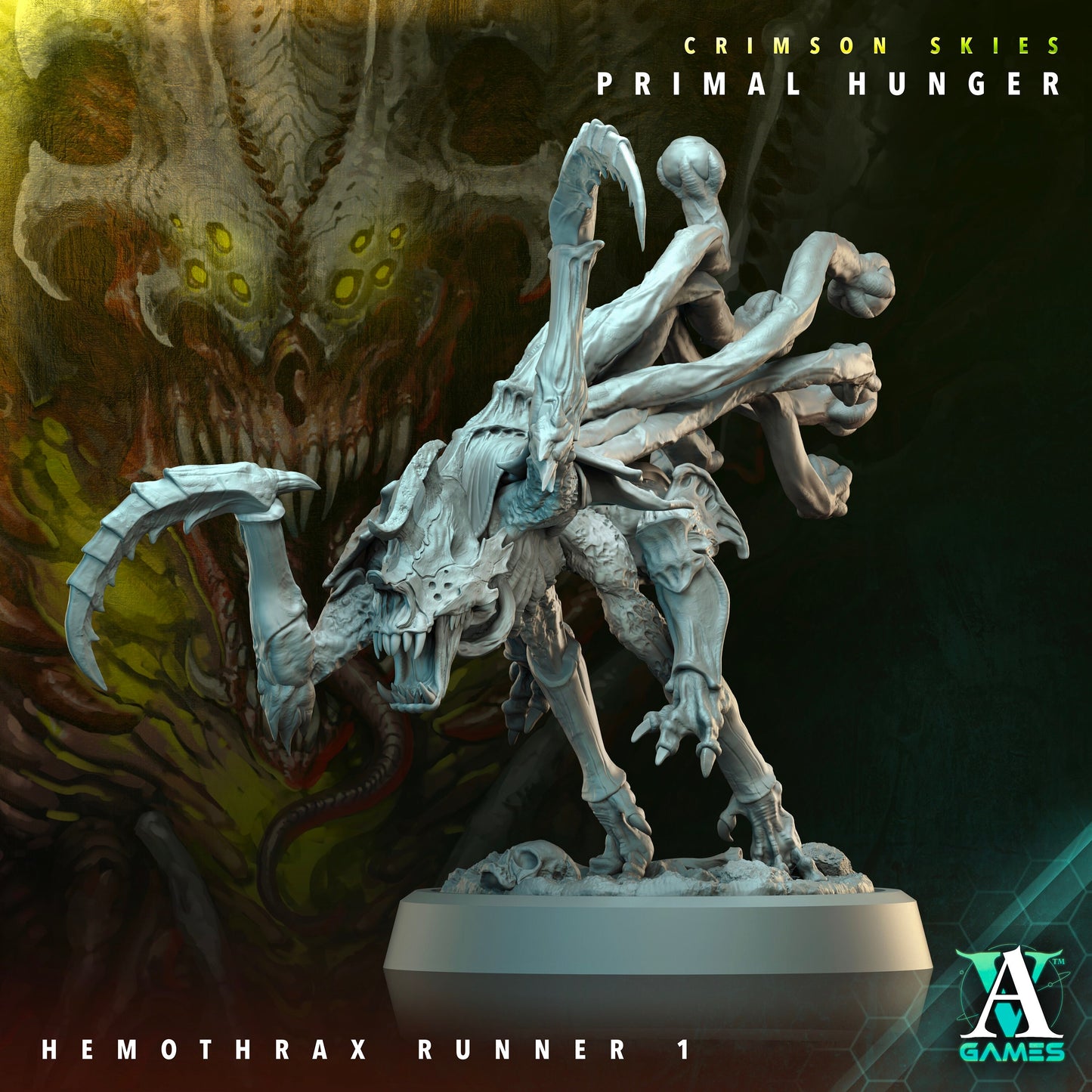 Hemothrax Runner Miniatures (Set of 10) | Archvillain Games