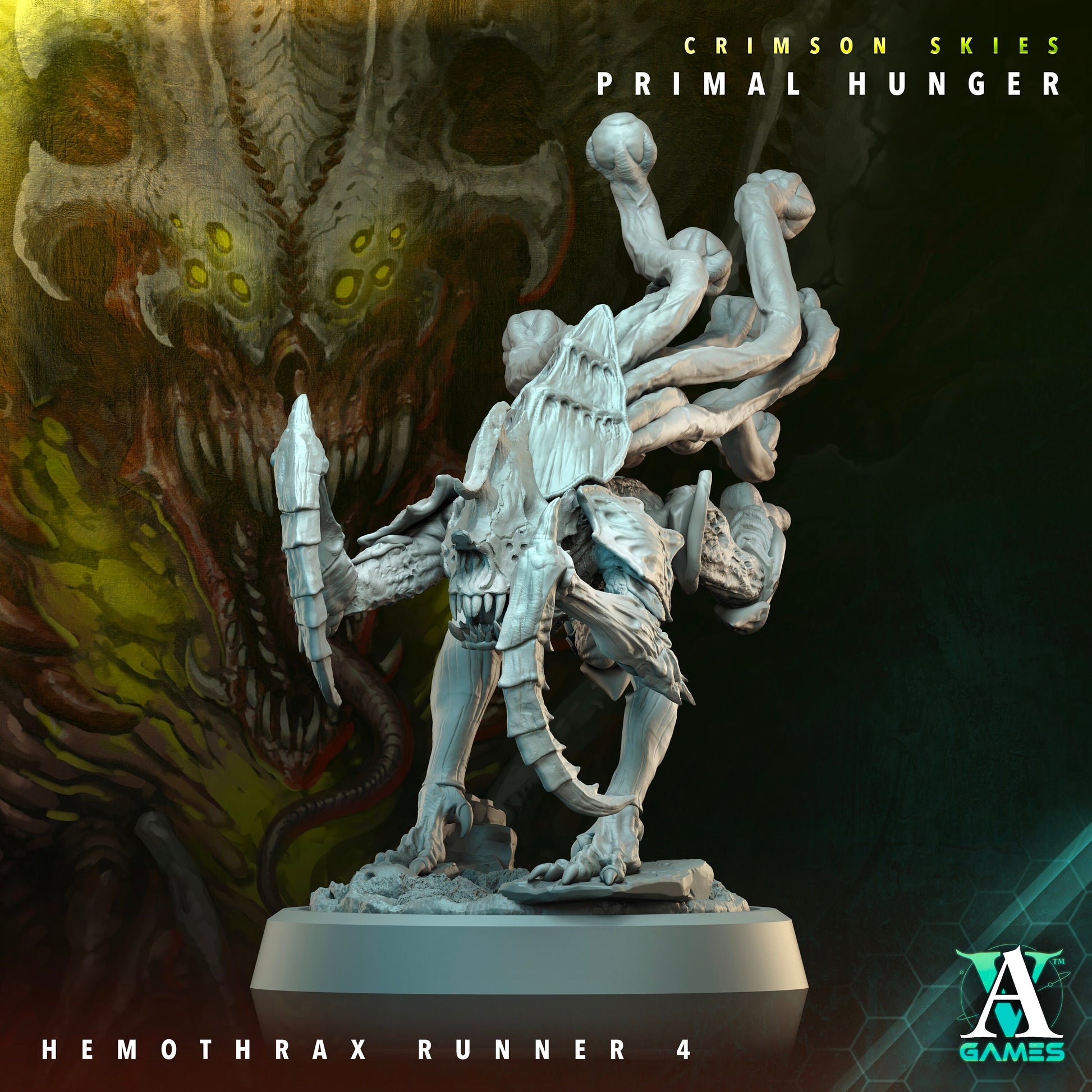 Hemothrax Runner Miniatures (Set of 10) | Archvillain Games