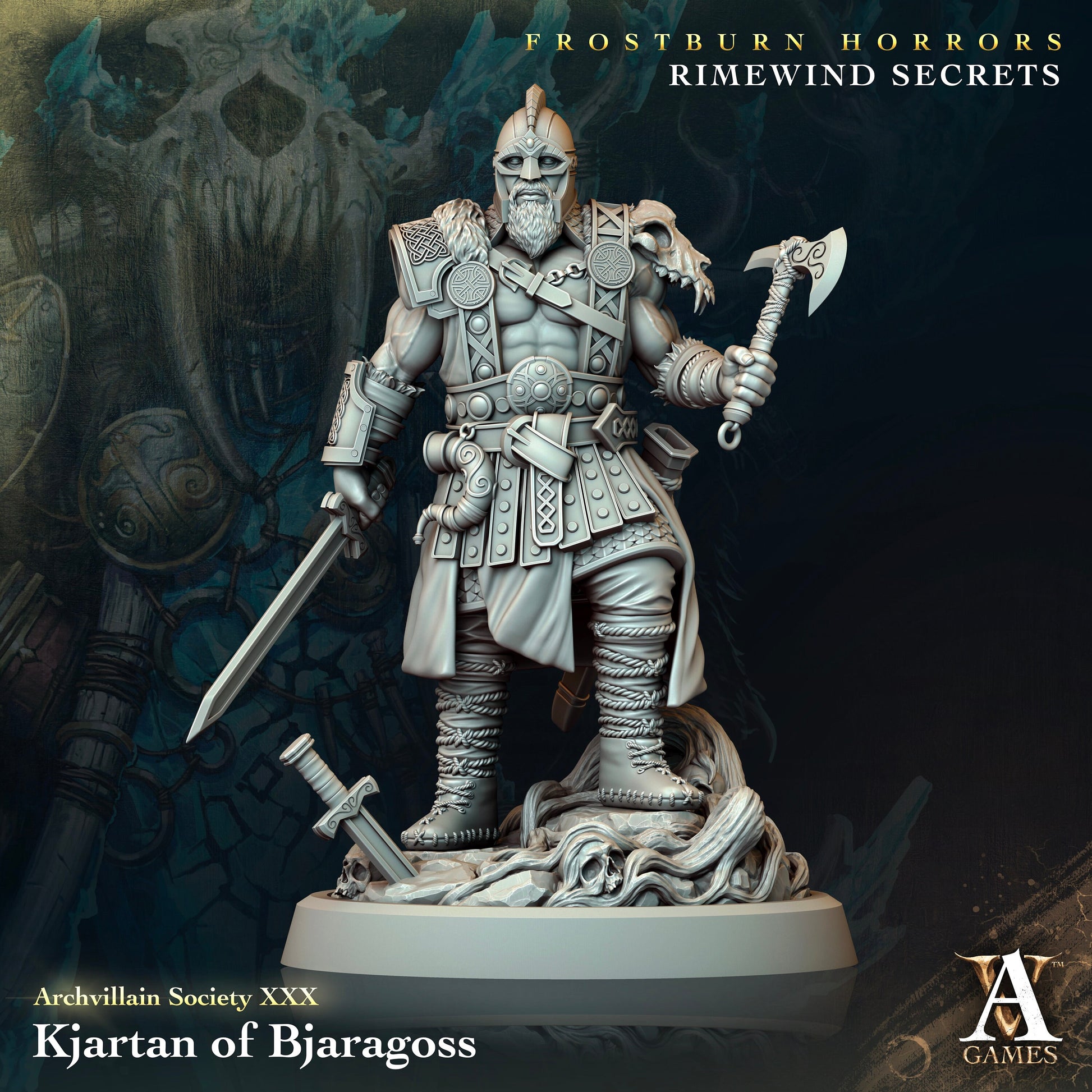 Kjartan of Bjargoss Miniature | Archvillain Games