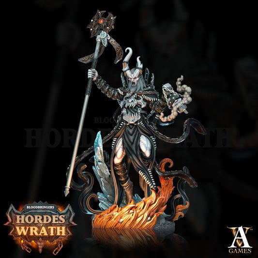 Rubeus Wrathcaller Miniature | Archvillain Games