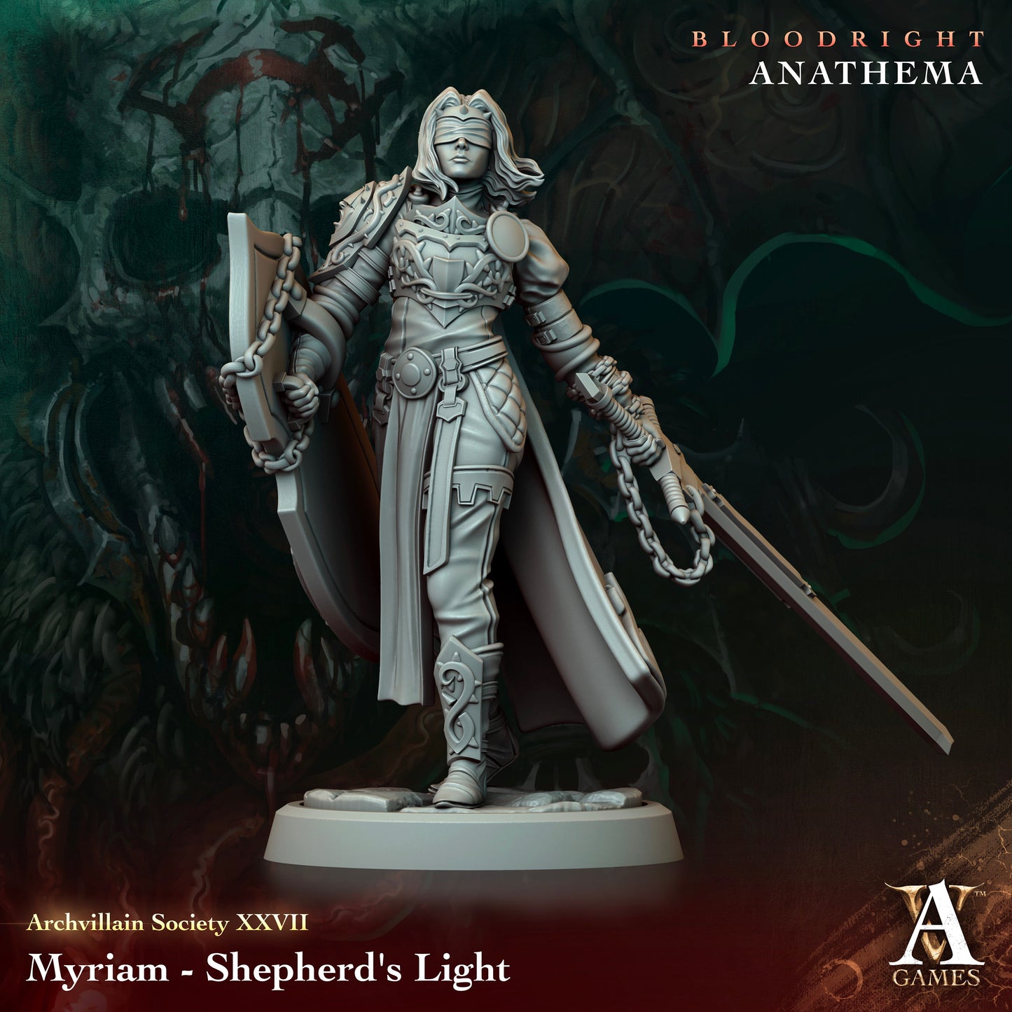 Myrian, Shepherd's Light Miniature | Archvillain Games