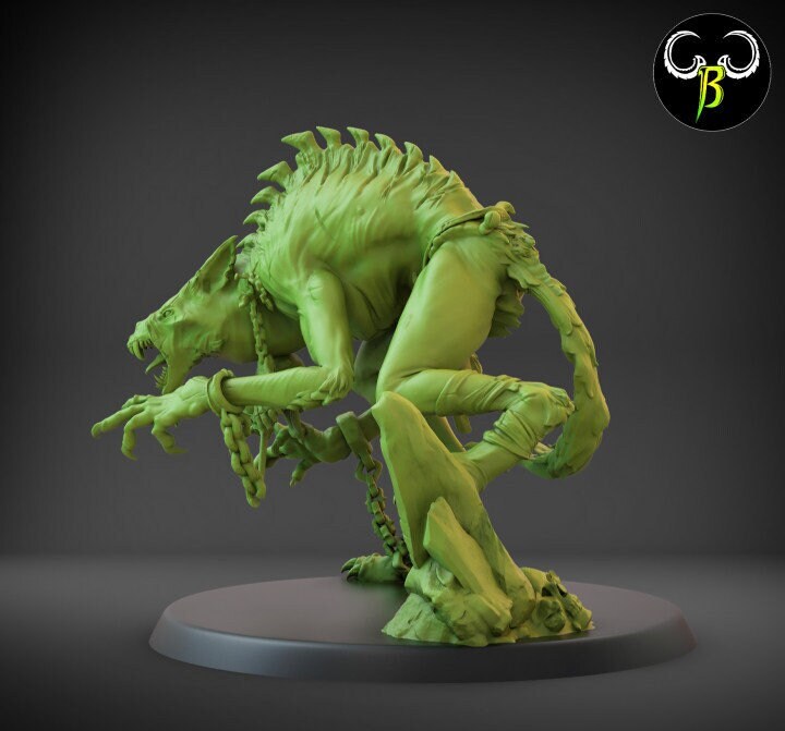 Crypt Howler Miniature | Clay Beast Creations