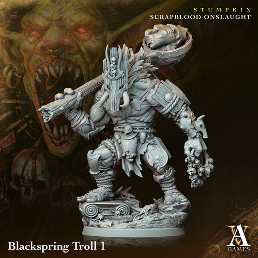 Blackspring Troll Miniatures (set of 4 unique) | Archvillain Games